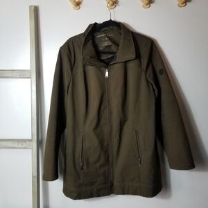 ANDREW MARC WOMEN'S BROWN JACKET SIZE XL (SEE FULL DESCRIPTION)
